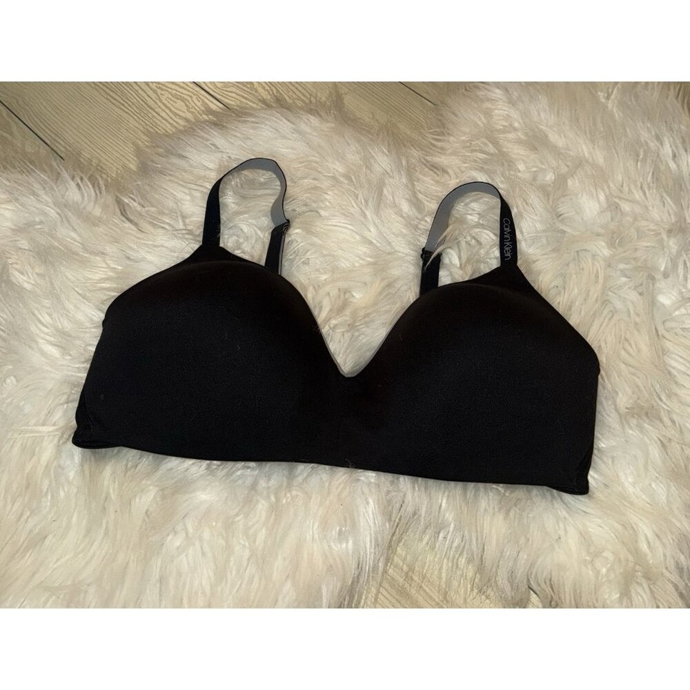 Calvin Klein QP2931S Lightly Lined Wire Free T-Shirt Bra Womens M Medium Black